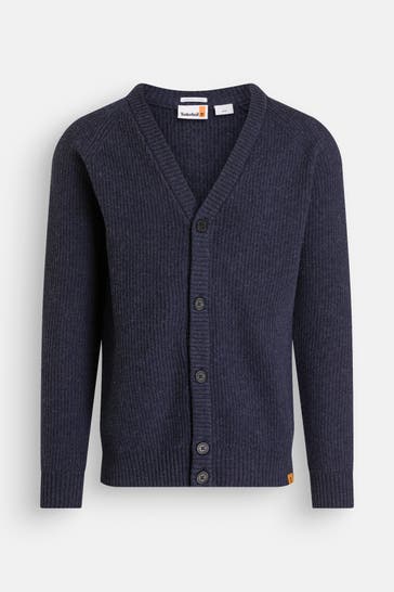 TIMBERLAND Strickjacke graublau