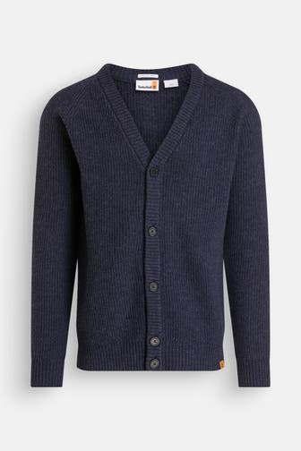 TIMBERLAND Strickjacke graublau