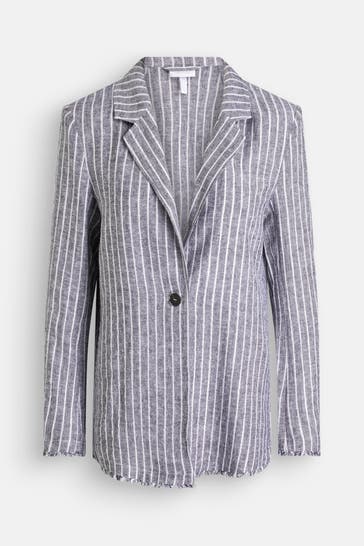 SPORTALM Leinenmix-Blazer gestreift