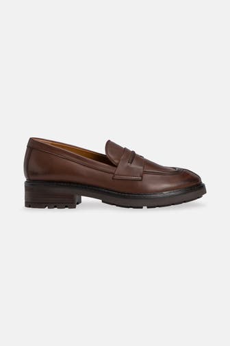 DONNA CAROLINA Loafer 'Paige Pinch' dunkelbraun
