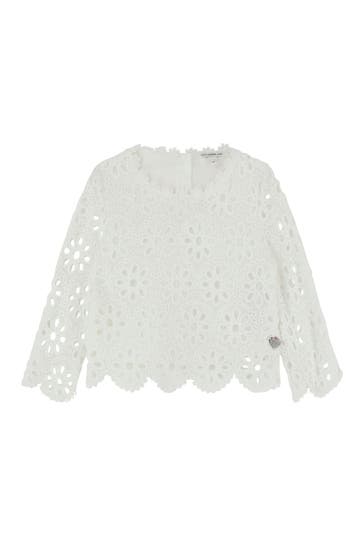 GUESS Blusenshirt weiß