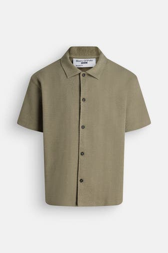 MARC O'POLO DENIM Kurzarmhemd oliv