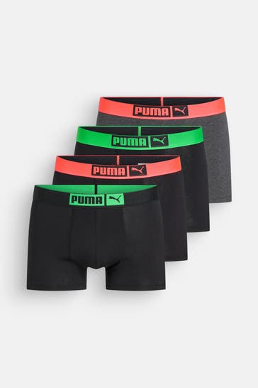 PUMA 4er-Pack Boxer Trunks mehrfarbig