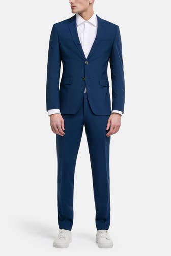 BOSS Wollmix-Anzug 'Reymond' navy