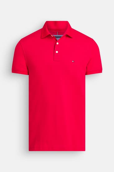 TOMMY HILFIGER - Polo-Shirt rot