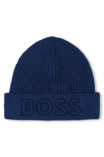 BOSS Mütze azurblau