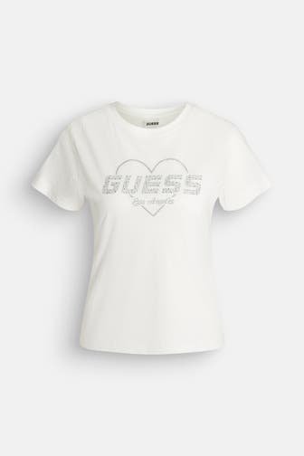 GUESS T-Shirt weiß