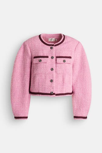 GESTUZ Wollmix-Jacke 'Sigrun' pink