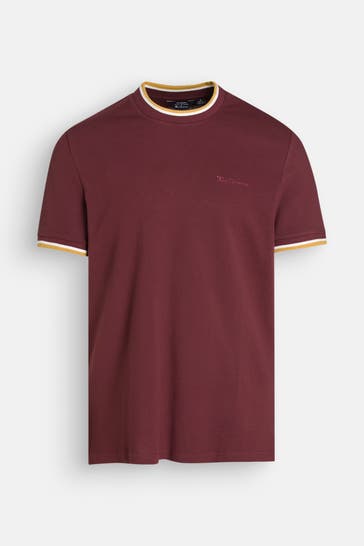 BEN SHERMAN T-Shirt burgunder