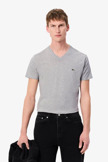 LACOSTE T-Shirt hellgrau
