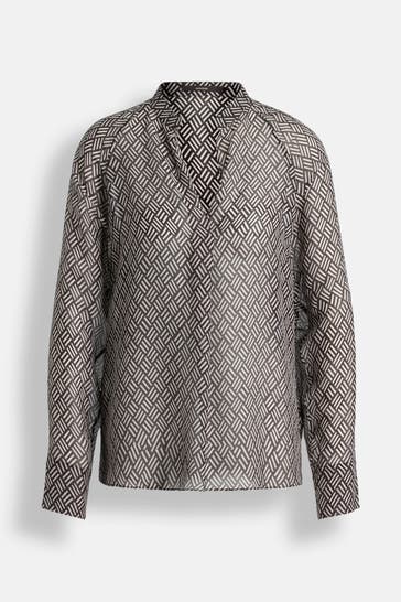 WINDSOR. Casual-Bluse gemustert