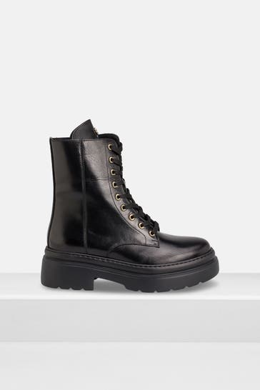 AIGNER Schnürboots 'Aila' schwarz
