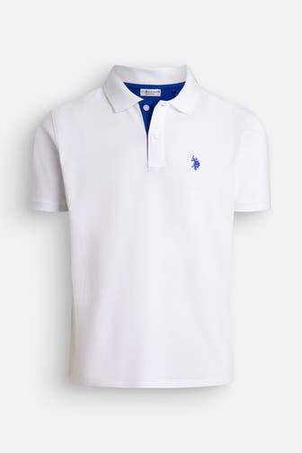 U.S. POLO ASSN. Polo-Shirt weiß regular