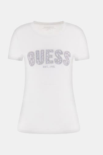 GUESS T-Shirt weiß