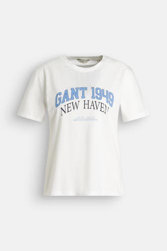 GANT T-Shirt weiß