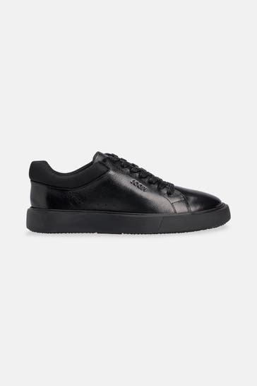 JOOP! Leder-Sneaker 'Estate Stampa' schwarz
