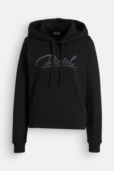 DIESEL Hoodie 'Felpa' schwarz