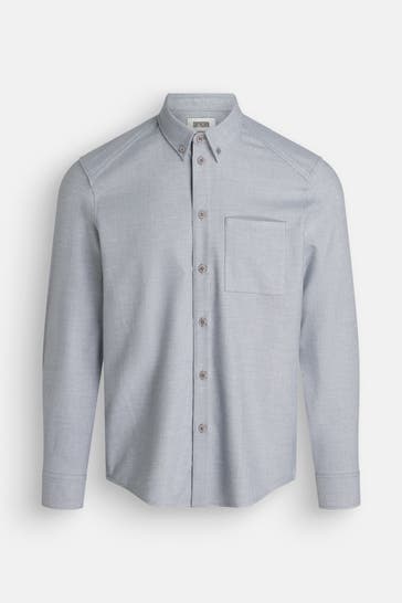 DRYKORN Casual-Hemd 'Ramis' taubenblau