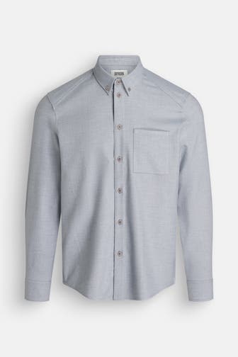 DRYKORN Casual-Hemd 'Ramis' taubenblau