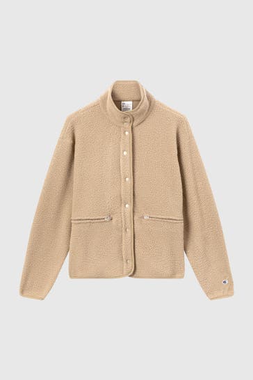 CHAMPION Fleecejacke beige