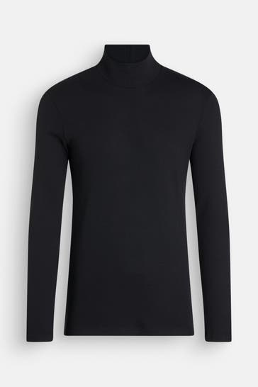 SAMSØE & SAMSØE Longsleeve 'Merkur' schwarz