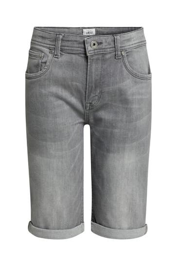 PEPE JEANS KIDS Jeansshorts 'Cashed' hellgrau