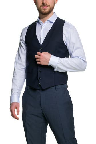 STRELLSON Weste dunkelblau