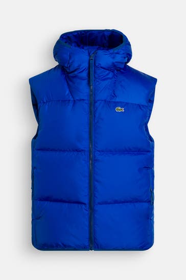 LACOSTE Daunenweste blau