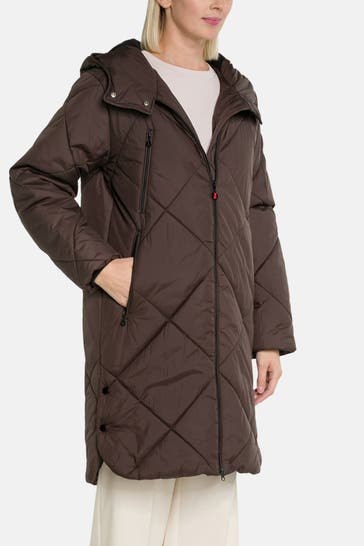 FRIEDA & FREDDIES NY Steppmantel dunkelbraun