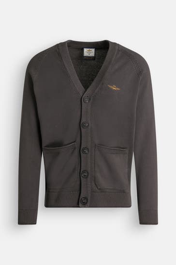 AERONAUTICA MILITARE Strickjacke grau