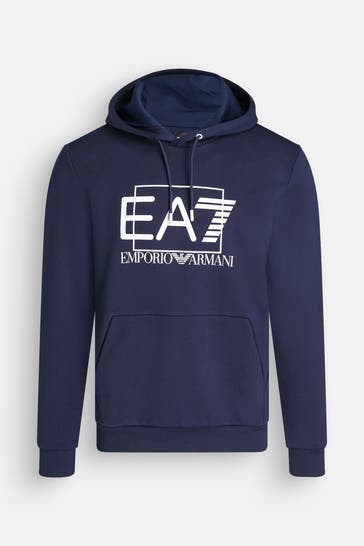 EA7 Hoodie dunkelblau