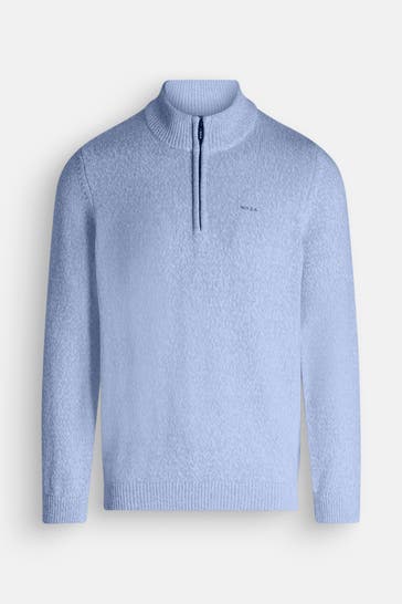 NEW ZEALAND AUCKLAND Strick-Troyer blau 