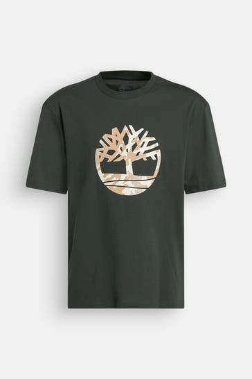 TIMBERLAND T-Shirt dunkelgrün
