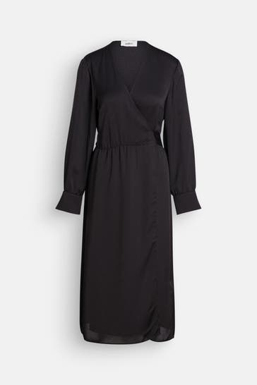 BA&SH Wickelkleid 'Iris' schwarz