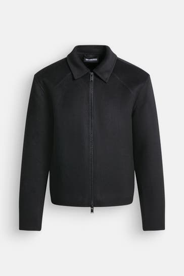 HAN KJØBENHAVN Wollmix-Jacke 'Boxy' schwarz