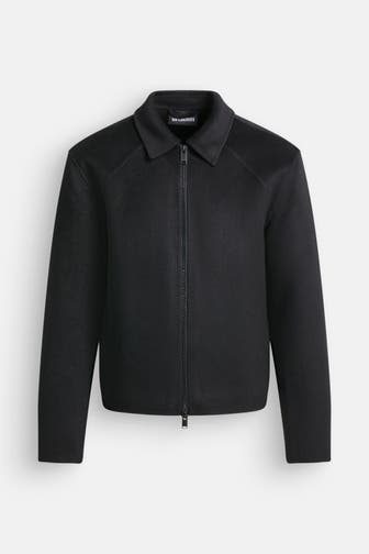 HAN KJØBENHAVN Wollmix-Jacke 'Boxy' schwarz