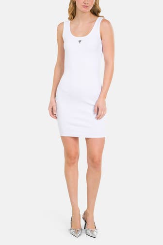 GUESS Jerseykleid weiß