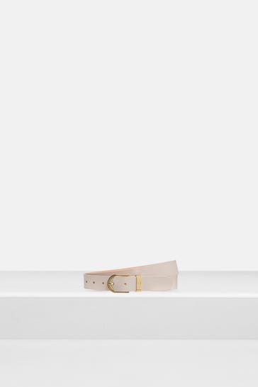 AIGNER Ledergürtel greige