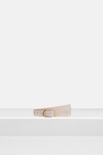 AIGNER Ledergürtel greige