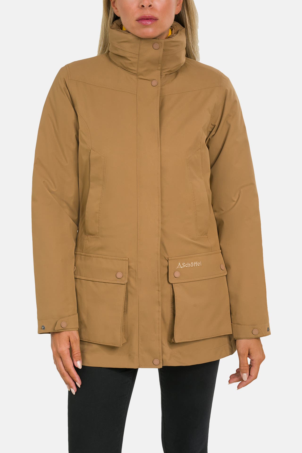 SCHÖFFEL 3 in 1-Outdoorjacke 'Uppingham' ocker, Bild 1