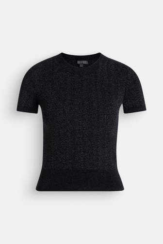 GUESS Strickshirt schwarz