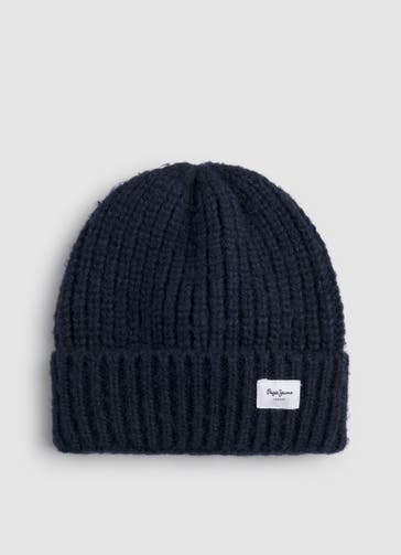 PEPE JEANS Strickmütze 'Zoe' nachtblau