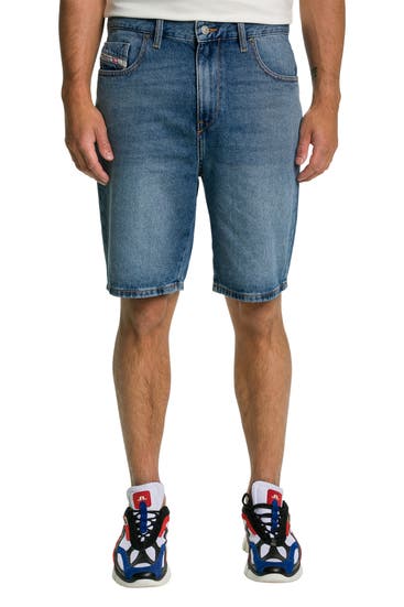DIESEL - Jeansshorts 'Steukt' blau