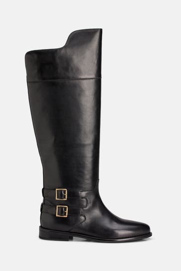 BRONX Lederstiefel 'Fe-lise' schwarz
