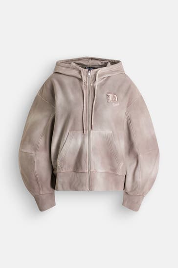 DIESEL Sweatjacke grau