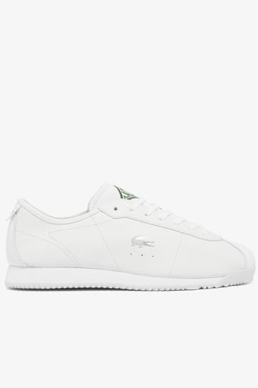 LACOSTE Ledersneaker weiß