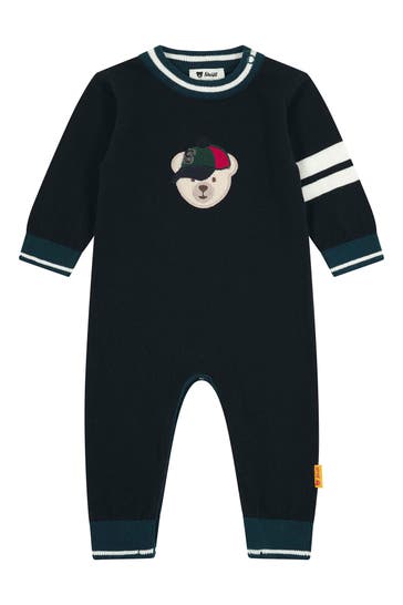 STEIFF Strick-Strampler navy