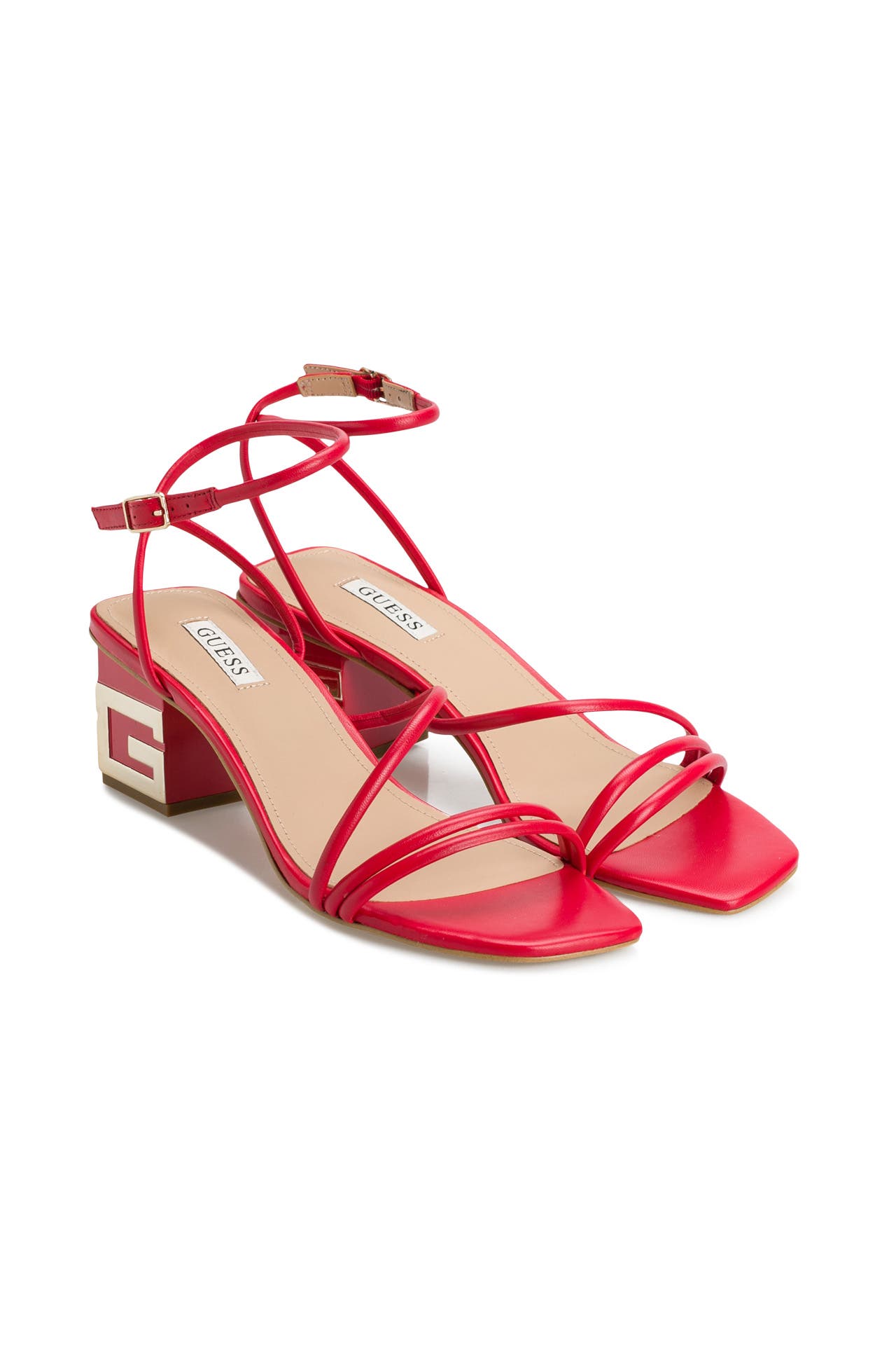 Guess Macre/Sandalo - Sandalo Donna Con Tacco A Blocco 5.5 Cm