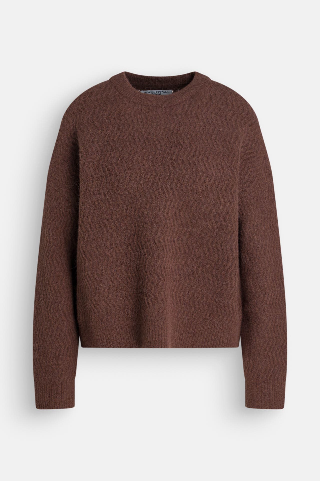MARC O'POLO DENIM Wollmix-Pullover braun, Bild 1