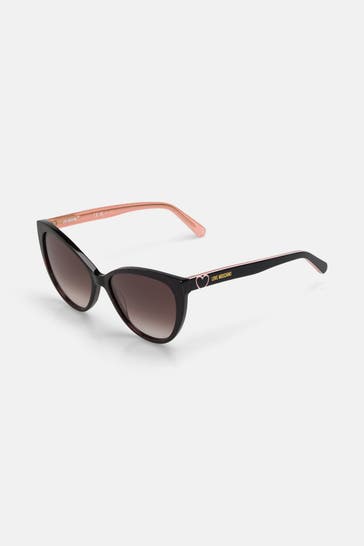 LOVE MOSCHINO Sonnenbrille schwarz